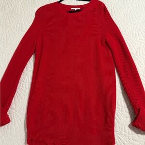 Red Knit Sweater dress